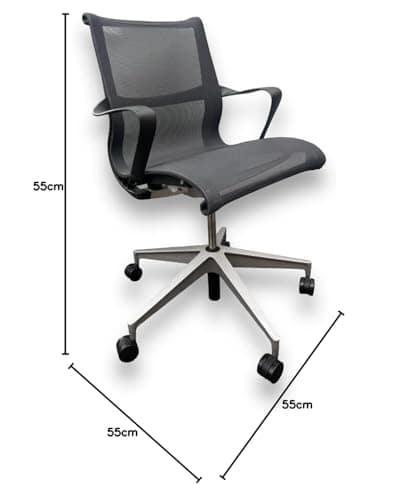 Chaise de bureau Herman Miller Setu : confort et design moderne