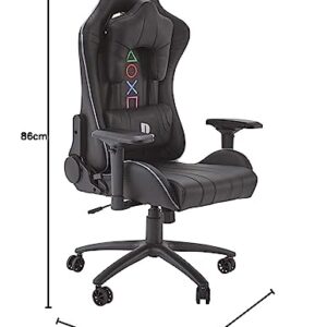 Chaise de bureau ergonomique X Rocker Amarok pour PS, LED, accoudoirs 3D