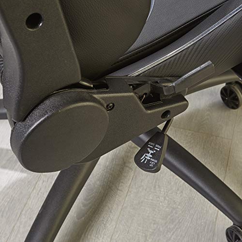 Chaise de bureau ergonomique X Rocker Amarok pour PS, LED, accoudoirs 3D