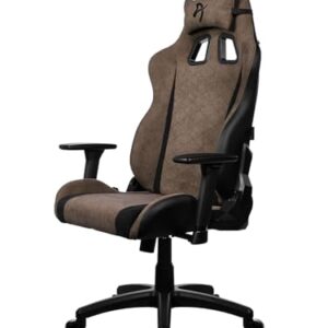 Chaise de bureau et gaming Arozzi Avanti en tissu durable – Marron