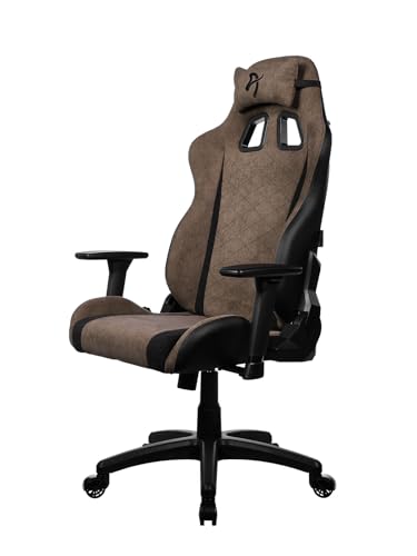 Chaise de bureau et gaming Arozzi Avanti en tissu durable – Marron