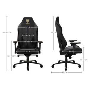 Chaise de bureau gaming Iconic Apollon Dragon Ball Z ergonomique premium