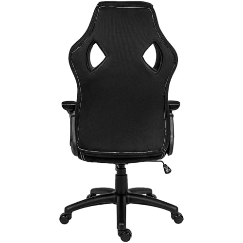 Chaise de gaming KRAKEN – Ergonomique, tissu noir, accoudoirs réglables