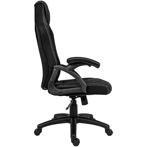 Chaise de gaming KRAKEN – Ergonomique, tissu noir, accoudoirs réglables
