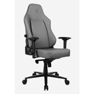 Chaise de jeu Arozzi Primo en cuir marron avec coussin et roues premium