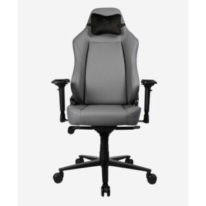 Chaise de jeu Arozzi Primo en cuir marron avec coussin et roues premium