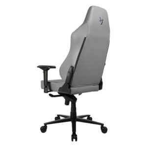 Chaise de jeu Arozzi Primo en cuir marron avec coussin et roues premium