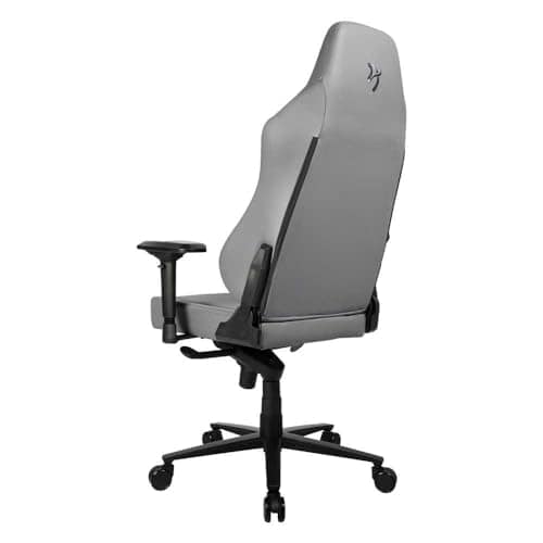 Chaise de jeu Arozzi Primo en cuir marron avec coussin et roues premium