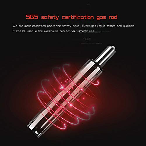 Chaise de jeu ergonomique noire avec repose-pieds et dossier haut 150 kg