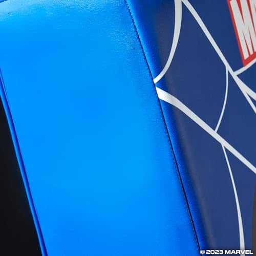 Chaise de jeu vidéo pliable X-Rocker Spider-Man pour juniors en similicuir