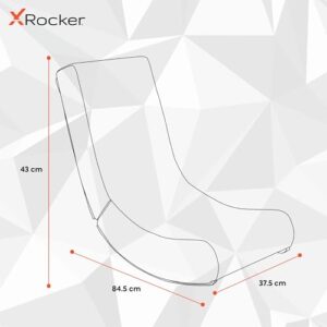 Chaise de jeu vidéo pliable X-Rocker Spider-Man pour juniors en similicuir