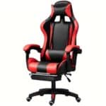 Chaises de Bureau Ergonomiques Sinlikon - Style G-Rouge, Hauteur Réglable, Respirantes
