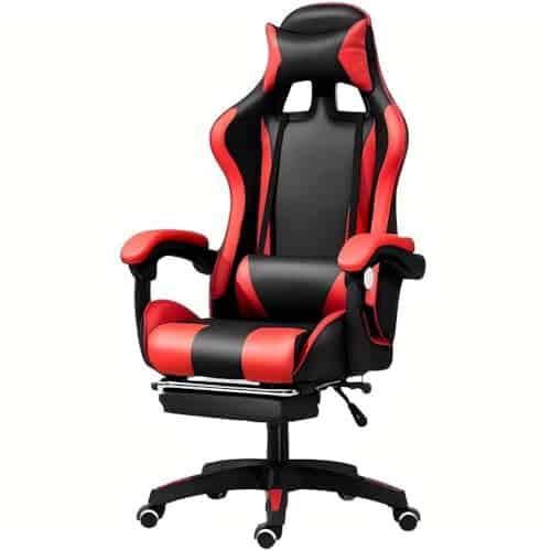 Chaises de Bureau Ergonomiques Sinlikon – Style G-Rouge, Hauteur Réglable, Respirantes