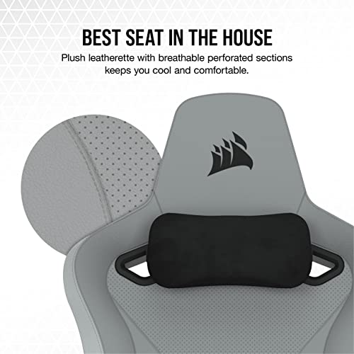 Corsair TC200 Fauteuil Gaming en Cuir Synthétique avec Accoudoirs 4D