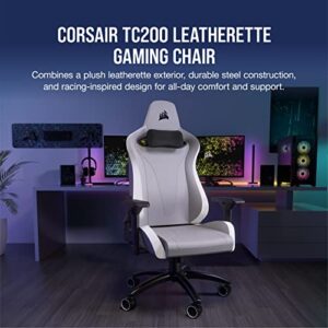 Corsair TC200 Fauteuil Gaming en Cuir Synthétique avec Accoudoirs 4D