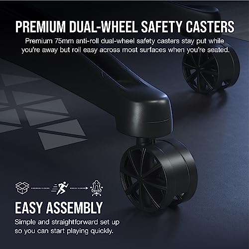 Corsair TC200 Fauteuil Gaming en Cuir Synthétique avec Accoudoirs 4D