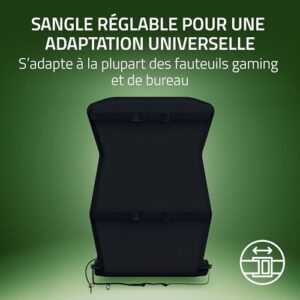 Coussin de Siège Razer Freyja avec Haptique Sensa HD – Noir