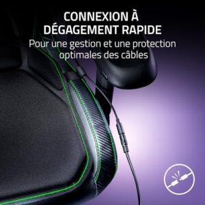 Coussin de Siège Razer Freyja avec Haptique Sensa HD – Noir