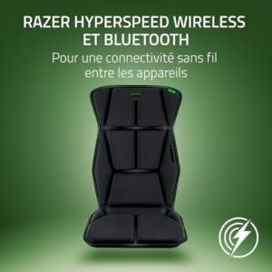 Coussin de Siège Razer Freyja avec Haptique Sensa HD – Noir