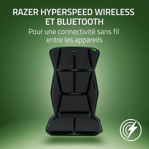 Coussin de Siège Razer Freyja avec Haptique Sensa HD – Noir