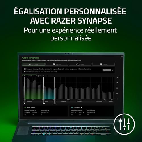 Coussin de Siège Razer Freyja avec Haptique Sensa HD – Noir
