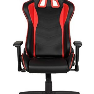 Fauteuil Gamer Arozzi Mezzo V2 Rouge en Faux Cuir 53x50x137 cm