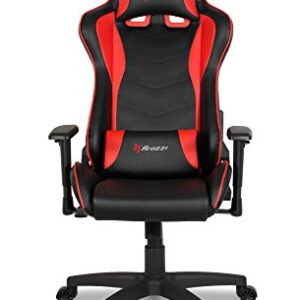 Fauteuil Gamer Arozzi Mezzo V2 Rouge en Faux Cuir 53x50x137 cm