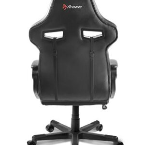 Fauteuil Gamer Arozzi Milano Noir en Similicuir – 50 x 55 x 130 cm