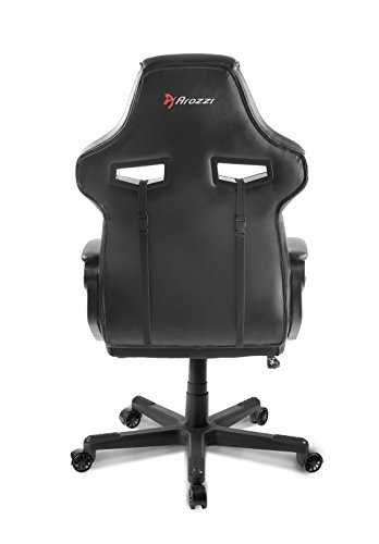 Fauteuil Gamer Arozzi Milano Noir en Similicuir – 50 x 55 x 130 cm