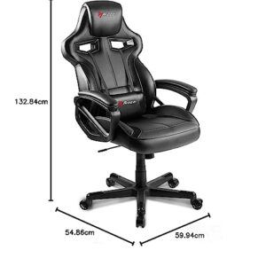 Fauteuil Gamer Arozzi Milano Noir en Similicuir – 50 x 55 x 130 cm