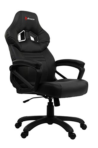 Fauteuil Gamer Arozzi Monza en Faux Cuir Noir 50x55x130 cm