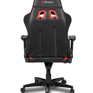 Fauteuil Gamer Arozzi Verona XL+ Rouge en Faux Cuir – 58x57x138 cm