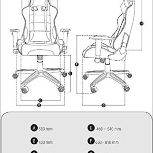 Fauteuil Gamer Arozzi Verona XL+ Rouge en Faux Cuir – 58x57x138 cm