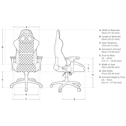 Fauteuil Gamer Cougar ARMORONEEVA Rose – Ergonomique, Réglable et Silencieux
