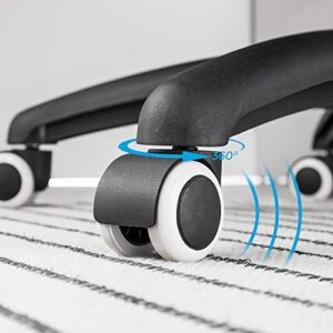 Fauteuil Gamer Racing SONGMICS OBG56L Similicuir Bleu, Hauteur Réglable et Inclinable