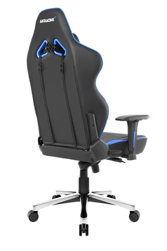 Fauteuil Gaming AKRacing Masters Series Max Simili Cuir Noir Bleu