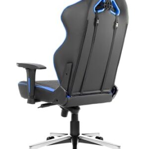 Fauteuil Gaming AKRacing Masters Series Max Simili Cuir Noir Bleu
