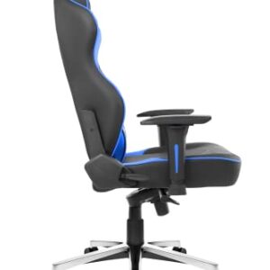 Fauteuil Gaming AKRacing Masters Series Max Simili Cuir Noir Bleu