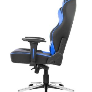 Fauteuil Gaming AKRacing Masters Series Max Simili Cuir Noir Bleu