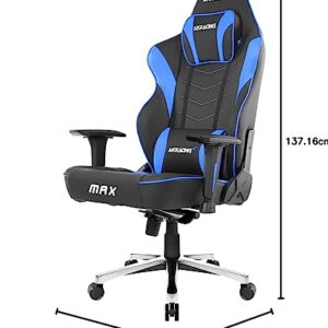 Fauteuil Gaming AKRacing Masters Series Max Simili Cuir Noir Bleu
