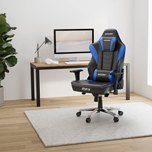 Fauteuil Gaming AKRacing Masters Series Max Simili Cuir Noir Bleu