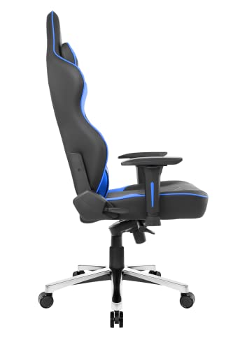 Fauteuil Gaming AKRacing Masters Series Max Simili Cuir Noir Bleu