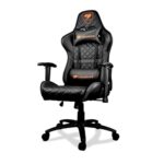 Fauteuil Gaming COUGAR Armor One Noir Simili Cuir Taille Médium