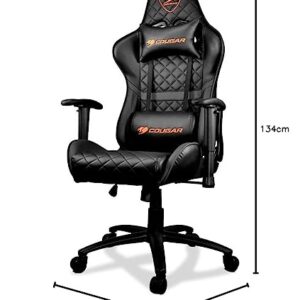 Fauteuil Gaming COUGAR Armor One Noir Simili Cuir Taille Médium