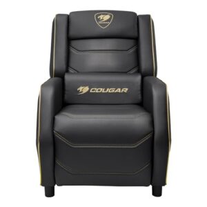 Fauteuil Gaming COUGAR RANGER S ROYAL – Noir et Or, Inclinable, Cuir PVC