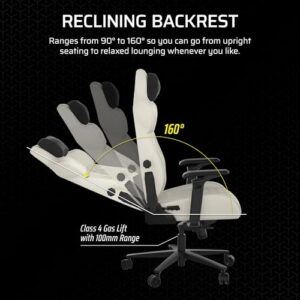 Fauteuil Gaming Corsair TC500 Luxe – Tissu Respirant et Accoudoirs Réglables