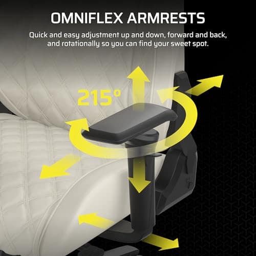 Fauteuil Gaming Corsair TC500 Luxe – Tissu Respirant et Accoudoirs Réglables