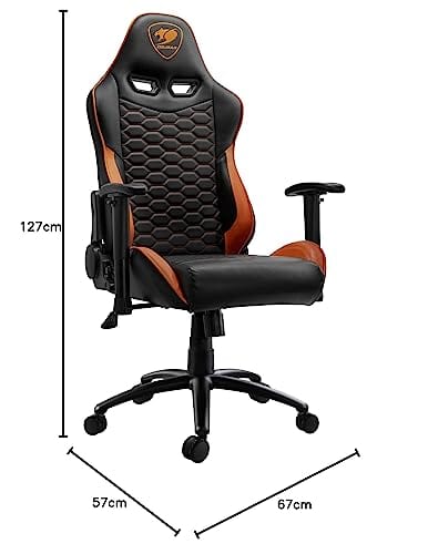 Fauteuil Gaming Cougar Outrider – Cuir PVC, Inclinaison 180º, Ergonomique