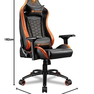 Fauteuil Gaming Cougar Outrider S – Ergonomique, Cuir, Dossier Inclinable