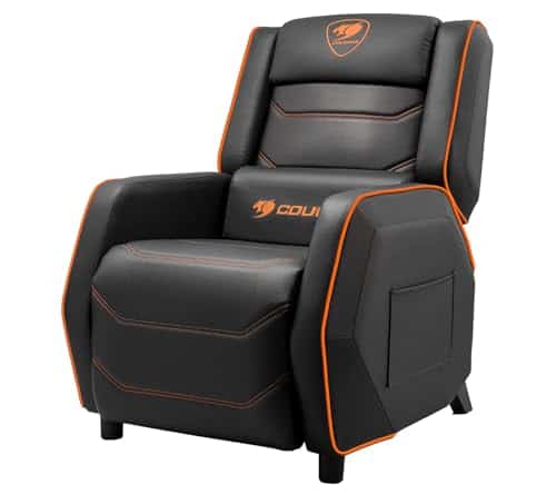 Fauteuil Gaming Cougar Ranger S – Cuir PVC, Ergonomique, Inclinaison 115º-157º